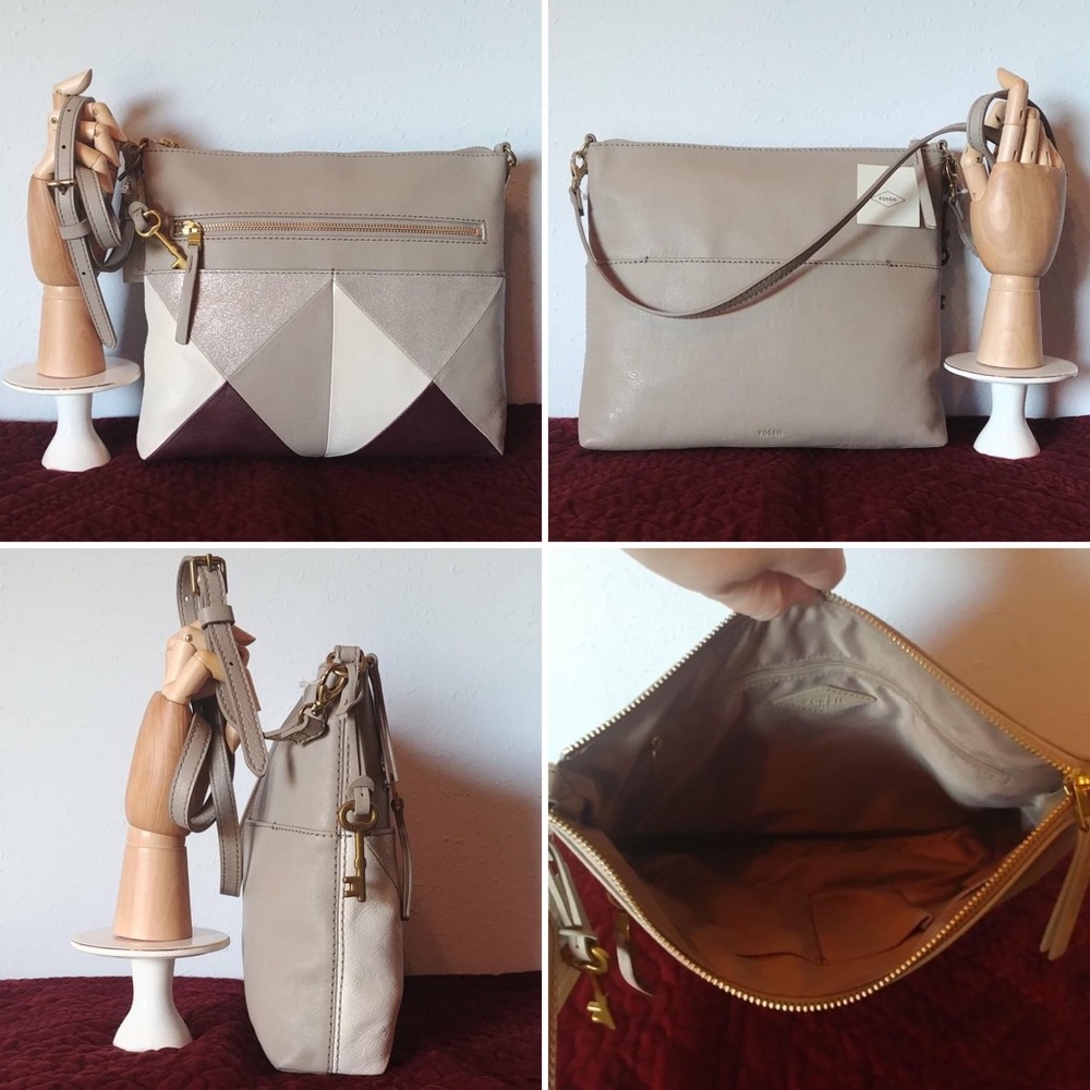 Last Fossil Set! Leather Logan Wallet & Crossbody! - Picture 7 of 8